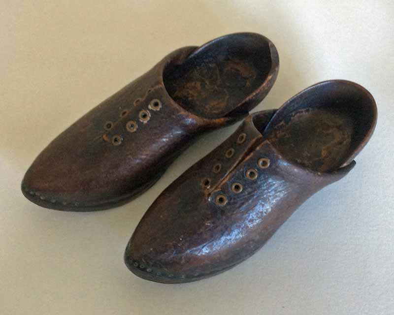 antique clogs