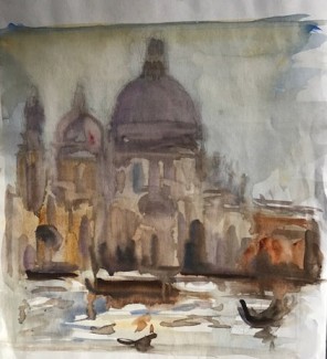 St Marks, Venice watercolour